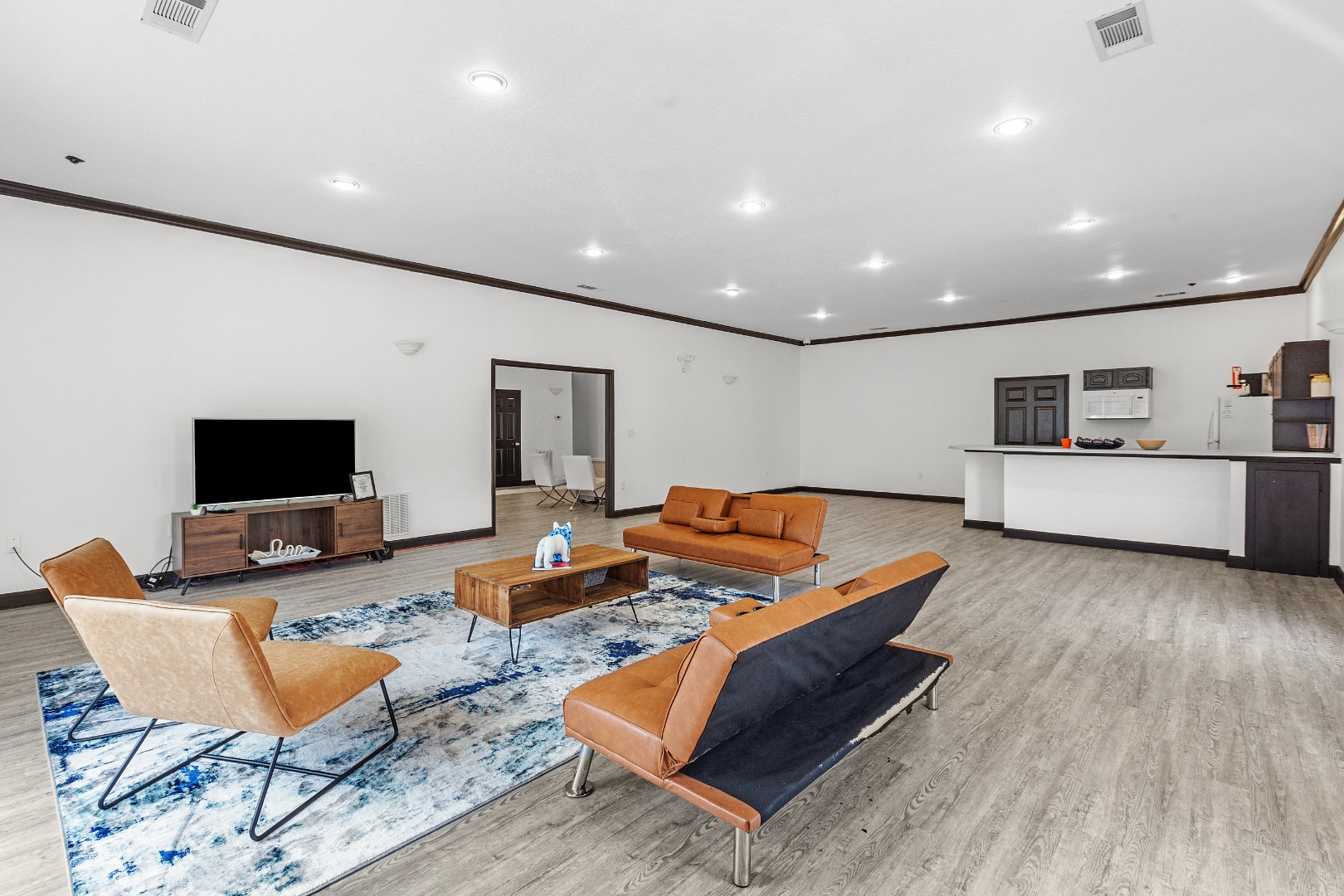 Clubhouse lounge area