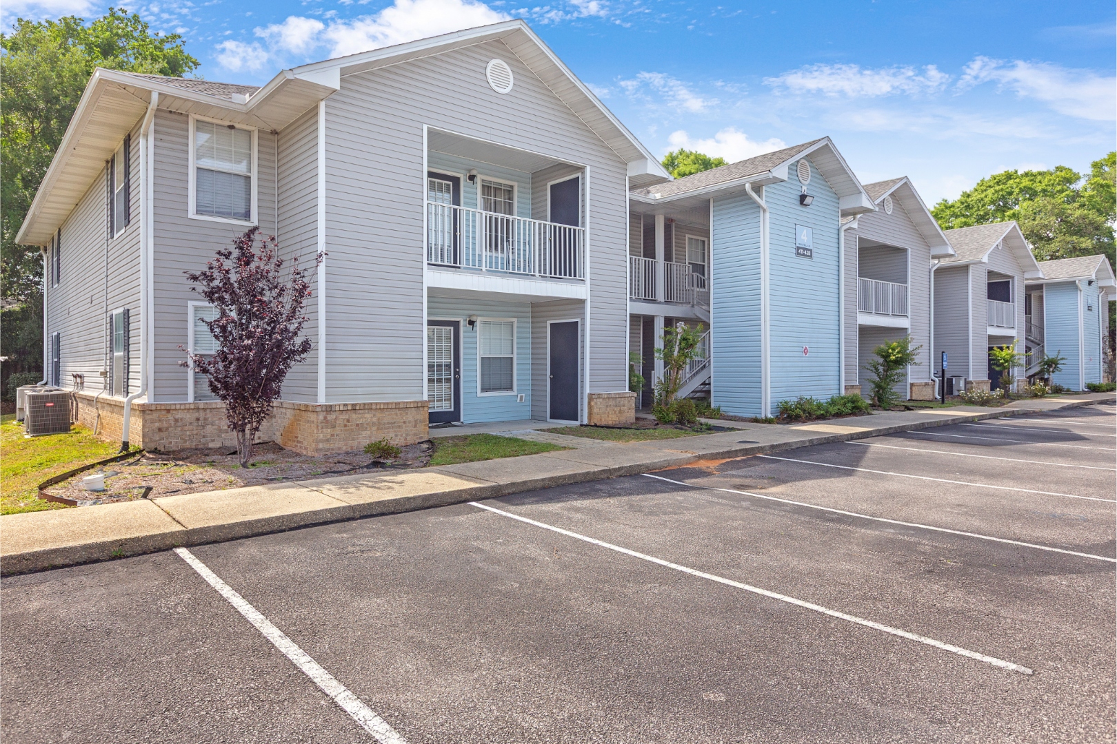 The Aria apartment community exterior — Fort Walton Beach, FL